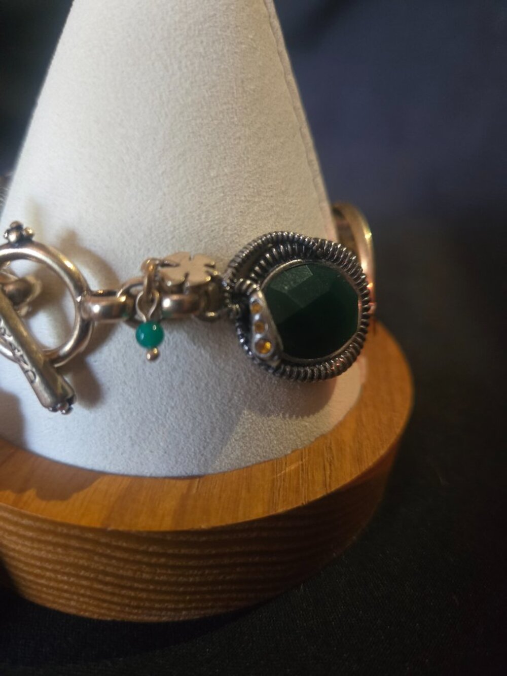 Lucky Brand Semi-Precious Stone Mixed Metal Bracelet | NWT - Picture 4 of 7